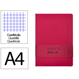 Antartik Cuaderno A4 Tapa Dura Hojas Cuadriculadas Burdeos 100 Hojas 80 gr FSC Precio: 11.49999972. SKU: B12CN75GPF