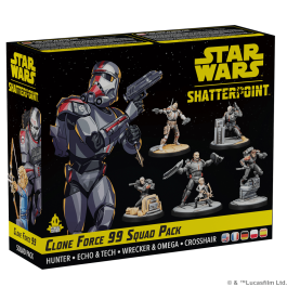 Star Wars Shatterpoint: Clone Force 99 Squad Pack Precio: 48.94999945. SKU: B1ABH89L5W