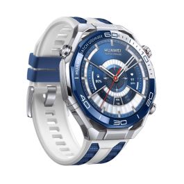 HUAWEI WATCH Ultimate 2 March-B29, Reloj Inteligente con Pantalla LTPO de 1.5" y Correa de Fluoroelastómero Azul y Blanco