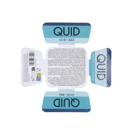 Quid Recipiente Cuadrado Hermético de Vidrio Ciclon 13,6x13,6x7 cm - 53 cL, Tapa 4 Cierres con Válvula, Apto Microondas/Lavavajillas