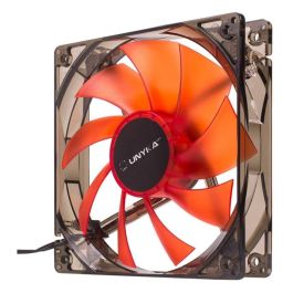 Unykach 51792 Ventilador CPU 120mm LED Rojo 1200 RPM Silencioso 19dB para Alto Rendimiento 3 Pines