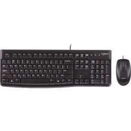 Logitech Combo Teclado Estándar + Ratón Desktop Mk120 Cable Usb Antisalpicaduras Qwerty Español Negro Precio: 24.69000039. SKU: B15654DHMW