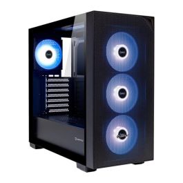 Unykach Revelat Mesh Black ARGB Caja Torre Gaming Midi ATX/Micro ATX con Ventana Cristal Templado y 4 Ventiladores Preinstalados Precio: 64.58999965. SKU: B1CRYQ4LTR