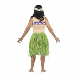Disfraz aloha tocado, collar, body con relleno y falda talla one size Disfraz aloha tocado, collar, body con relleno y falda talla one size