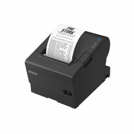 Epson TM-T88VII (152) Impresora de Recibos POS USB Ethernet Negra 500 mm/s Conectividad Avanzada Online Ordering