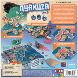 CMON NYA001ES Nyakuza Juego de Mesa de Reiner Knizia para 2-4 Jugadores, Estrategia Pesquera Competitiva Precio: 31.50000018. SKU: B1AGHW2JA5