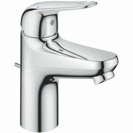 Grohe 24316001 Mezclador Monomando de Lavabo Swift, Cromo, Talla S, con Ahorro de Agua, Caño Extraíble y Desagüe