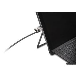 Kensington Candado de Seguridad con Llave NanoSaver para Portátil Ultradelgado, Cable 1.8m Acero al Carbón, Negro/Acero Inoxidable