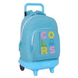 Mochila Escolar Benetton Spring Azul cielo 33 x 45 x 22 cm Precio: 37.59000036. SKU: B17N4P63RY