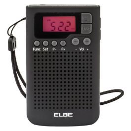 Elbe RF-93 Radio Digital de Bolsillo AM/FM con Auriculares Incluidos y Memoria para 20 Emisoras Precio: 15.59000058. SKU: S0429826