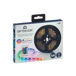Giftdecor Tira Led Rgb Mando 5 Metros Con Control Remoto 5 cm
