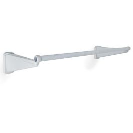SERVETTO 1228.141 Perchero Extensible de Pared FINALLY TUBO Gris | Barra de Hierro-Plástico para Ropa y Accesorios, Armarios y Vestidores