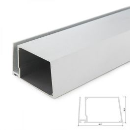 Greenice Perfil Aluminio para Tira LED Flexible y Rígida, Vitrinas y Estantes Cristal 8mm, Alojamiento Transformador 2m Precio: 19.68999967. SKU: B13VRT8E4M