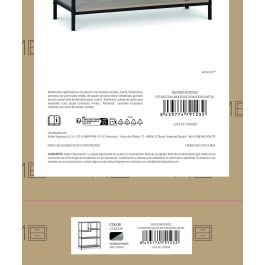 Inde Estantería Multiusos Madera-Metal 75x30x100 cm