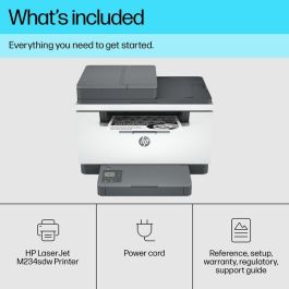 HP Impresora Multifunción LaserJet MFP M234sdw, Impresión Doble Cara Rápida, ADF, HP Smart App, Conexiones Fiables, Configuración Simplificada, Negro