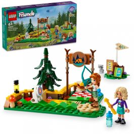 LEGO 42622 Campamento Aventura: Área Tiro Con Arco con mini personajes Autumn y Nova y diana que cae