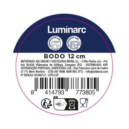 Bol Porcelana Bodo Luminarc 12 cm (12 Unidades)