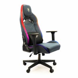 Woxter Silla Gaming Stinger Station Elite GM26-068 LED RGB, Ergonómica, Reposabrazos 2D, Dorada y Plata