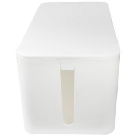 LogiLink KAB0063 Caja de Gestión de Cables Grande 407x157x133.5mm Blanco Plástico Organizador