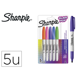 Sharpie Rotulador Permanente Fino Glam Pop Blister 5 Unidades Colores Surtidos Precio: 8.49999953. SKU: B1EAPANN8C