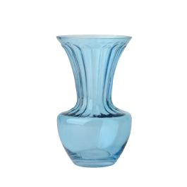 DKD Home Decor Jarrón Verde Rosa 15 x 25 x 15 cm (6 Unidades) de Cristal