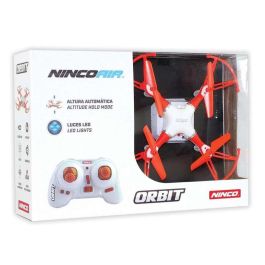 Dron rado control orbit con luces led y sensor barométrico que mantiene la altura fija de forma automática. 17,80x16,30x6,70 cm