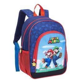 Toybags Mochila Super Mario con 2 bolsillos laterales, interior forrado y personalizado, Textil 32x25.5x11 cm para 7+ años Toybags Mochila Super Mario con 2 bolsillos laterales, interior forrado y personalizado, Textil 32x25.5x11 cm para 7+ años
