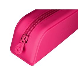 Estuche Portatodo Antartik Prisma Silicona Soft Rectangular 185x50x75 mm Rosa Fucsia