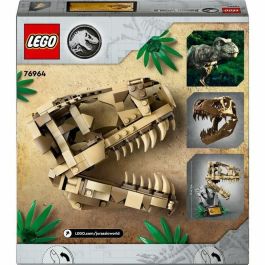 LEGO 76964 Jurassic World Fósiles de Dinosaurios: Cráneo de T. Rex, Dinosaurio de Juguete, Decoración para la Habitación de los Niños