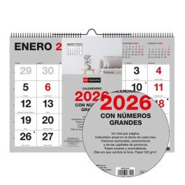 Calendario (2026) Miquelrius Pared Basic Mensual Numeros Grandes A4 296X210 Precio: 6.50000021. SKU: B142XAPJK9