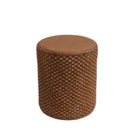 DKD Home Decor Mesita Auxiliar Decorativa Balinesa de Magnesia, Color Marrón Claro, Medidas: 36.5 cm Ancho x 36.5 cm Largo x 44 cm Alto Precio: 61.94999987. SKU: B1F535SAHH