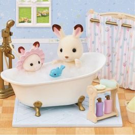 El conjunto de bañera y ducha - SYLVANIAN FAMILIES - 5739 - Conjunto de baño con accesorios