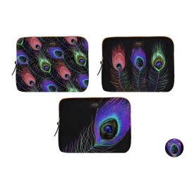DKD Home Decor Funda para iPad Glam Multicolor Negro de Nylon, Poliéster y PU 36x28x2 cm Colección Peacock Precio: 36.23466. SKU: B1AJE66NV9