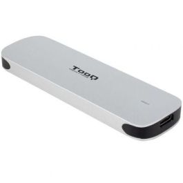 TooQ TQE-2202S Caja Externa SSD M.2 USB-C 5Gbps Sin Tornillos Plata Aluminio Compatible M.2 2230/2242/2260/2280