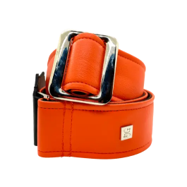 GETM Correa para Guitarra y Bajo Fly Orange - Ajustable hasta 165 cm