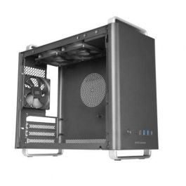 Mars Gaming MC-ELITE Caja Gaming Minitorre con Diseño Mesh, 3 Ventiladores FDB Silenciosos, Soporte Dual PSU ATX/SFX y USB-C, compatible MicroATX/Mini-ITX
