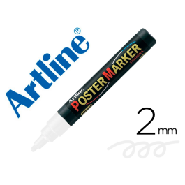 Artline Rotulador Poster Marker EPP-4 Punta Redonda 2 mm Color Blanco Precio: 2.8900003. SKU: B19VVGXMZG