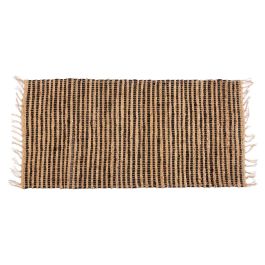 Alfombra Natural Negra Doble 70 X 140 Cm Giftdecor (8 Unidades) Alfombra Natural Negra Doble 70 X 140 Cm Giftdecor (8 Unidades)