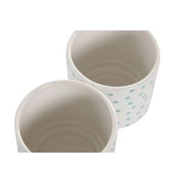 Macetero Urban DKD Home Decor Blanco Azul Marino 14 x 14 x 14 cm Set de 3 (8 Unidades) Macetero Urban DKD Home Decor Blanco Azul Marino 14 x 14 x 14 cm Set de 3 (8 Unidades)