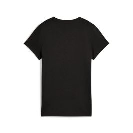 Camiseta de Manga Corta Mujer Puma Essentials Script Negro 8-10 Años