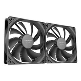 Tacens AF12X2 Ventilador de Caja 120mm (Pack 2) Ultra Silencioso 14 dB, Rodamiento Fluxus Bearing, Flujo de Aire Optimizado Air-Guide