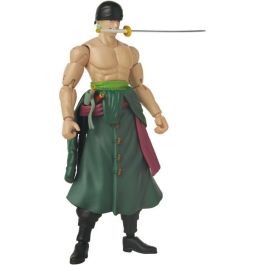 Figura Anime Heroes - BANDAI - One Piece Zoro Style 3 espadas 17 cm - 16 puntos de articulación Figura Anime Heroes - BANDAI - One Piece Zoro Style 3 espadas 17 cm - 16 puntos de articulación