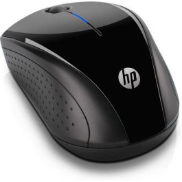 HP Ratón Inalambrico Óptico Wireless 220 Negro Precisión Hasta 1600 DPI Conexión Fiable 2.4 GHz Compatibilidad Universal Windows Mac Chrome OS Comodidad Ergonómica 80g Ultraligero