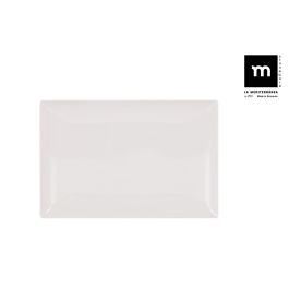 La Mediterranea Fuente Rectangular Ivory Brillo 30 x 20 cm (6 Unidades) Precio: 26.49999946. SKU: B18M5CVKVE