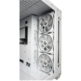 LC-Power 807W Caja Gaming Midi Tower Blanca RGB ATX EATX micro ATX Mini-ITX con Ventana Lateral