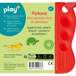 Ravensburger 13099038 Play + Flip & Pop Book Opuestos - Mi primer libro para la dentición