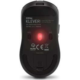 Krom Ratón Gaming Inalámbrico Klever NXKROMKLEVERBK hasta 10000 DPI Ultraligero 55g Wireless 2.4 GHz