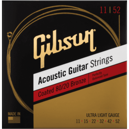 Juego Acústica Bronze 80/20 Coated Ultra Light 11-52 Precio: 15.49999957. SKU: B1234T2X8W