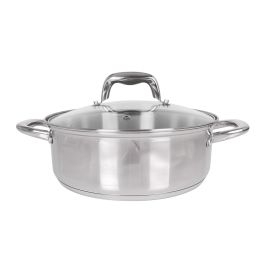 Quttin Cacerola con Tapa de Acero Inducción 24 cm / 4 L New Caesar (4 Unidades)