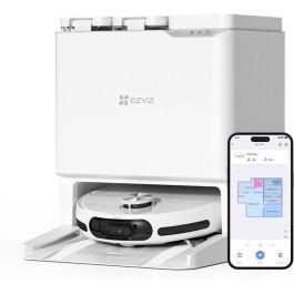EZVIZ RS20 Pro - Robot aspirador con mopa - Cepillo lateral elevado - 7200 Pa - Limpieza con agua caliente a 60 °C Precio: 924.50000027. SKU: B14PM822C7